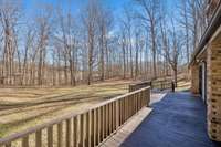 Wrap around porch and backyard.
