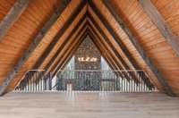 Expansive loft overlooking the original fireplace!