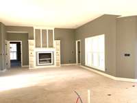 Electric Fireplace with Extra Trim and book cases....