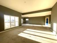 View from the Great Room,   Will have an oversized island...