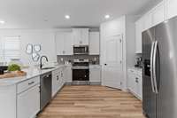 (photos are of a staged model home)