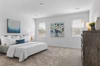 Downstairs Owner's Suite
(photos are of a staged model home)