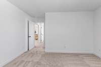 Secondary Bedroom
(photos are of a staged model home)