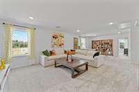 Upstairs Loft
(photo is from a furnished model home in a different state- finishes and options will vary. See sales consultant for details for actual home)