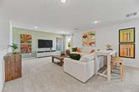 Upstairs Loft
(photo is from a furnished model home in a different state- finishes and options will vary. See sales consultant for details for actual home)