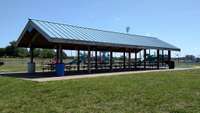 Veterans Memorial Park has walking trails, playgrounds, and multiple areas to play sporks