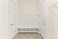 Drop Zone in laundry room.