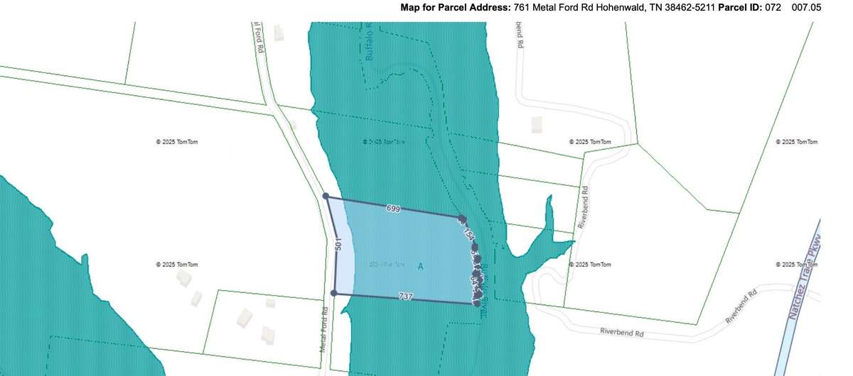 Cabin is not in a flood zone.  The property is theHighlighted lines