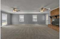 With a room this size, you could have 2 family areas in 1 space.