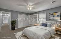 Virtually enhanced to show potential as a bedroom