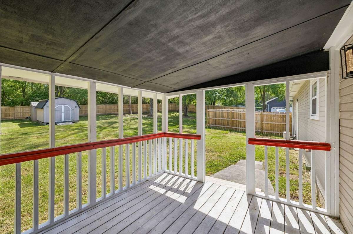 Covered Back Porch