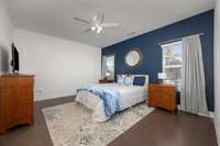 Primary suite on main level featuring a large walk-in closet!