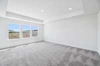 ***Photo from previously built home - options and colors may vary***

Located on the 2nd floor is the Primary Retreat. This bedroom measures 18' x 15' and includes a large tray ceiling!