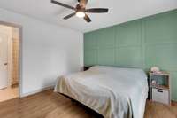 Primary Bedroom looking into Primary Bathroom