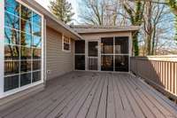 Ideal setup for hosting gatherings, with easy flow between indoor living spaces and both decks.