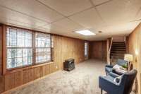 Both finished rooms include closet space, making them ideal for bedrooms, offices, or flex spaces.