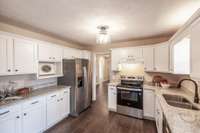 Abundant counter space makes meal prep easy and provides plenty of room for entertaining.