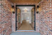 Beautiful Double Door Entry