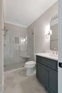 Guest Bath w/ Tile Shower