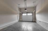 Inside the Insulated Carriage Garage