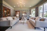 Original "Built In" China Cabinet in place as Well but New Glass