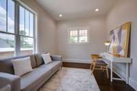 GUEST Bedroom on Main Level w/ Closet + Private Entrance
OPTIONAL Home Office or 2nd Den