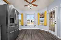 The perfect spot to enjoy your morning coffee and evening family meals looking out over your property.