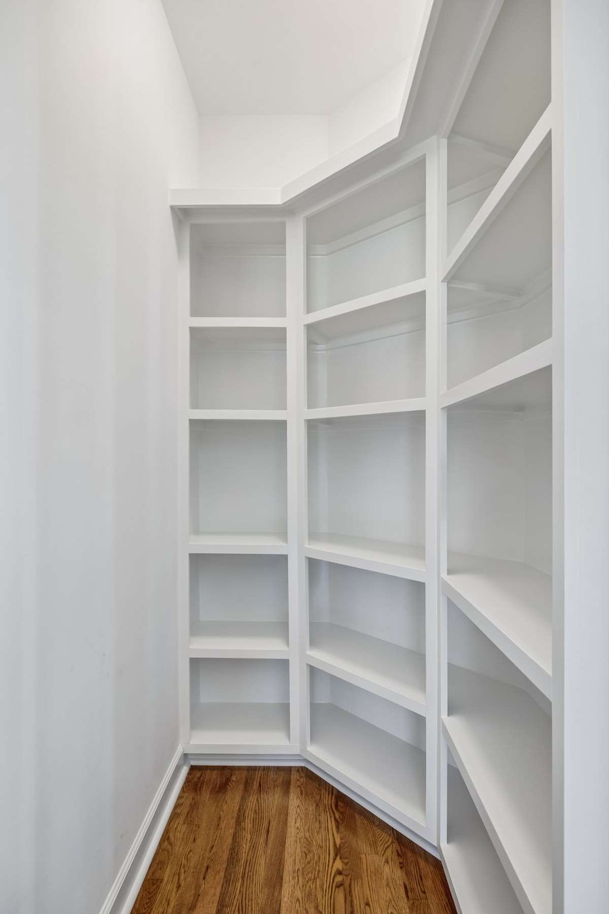 LARGE pantry - custom shelving added to all areas / closets