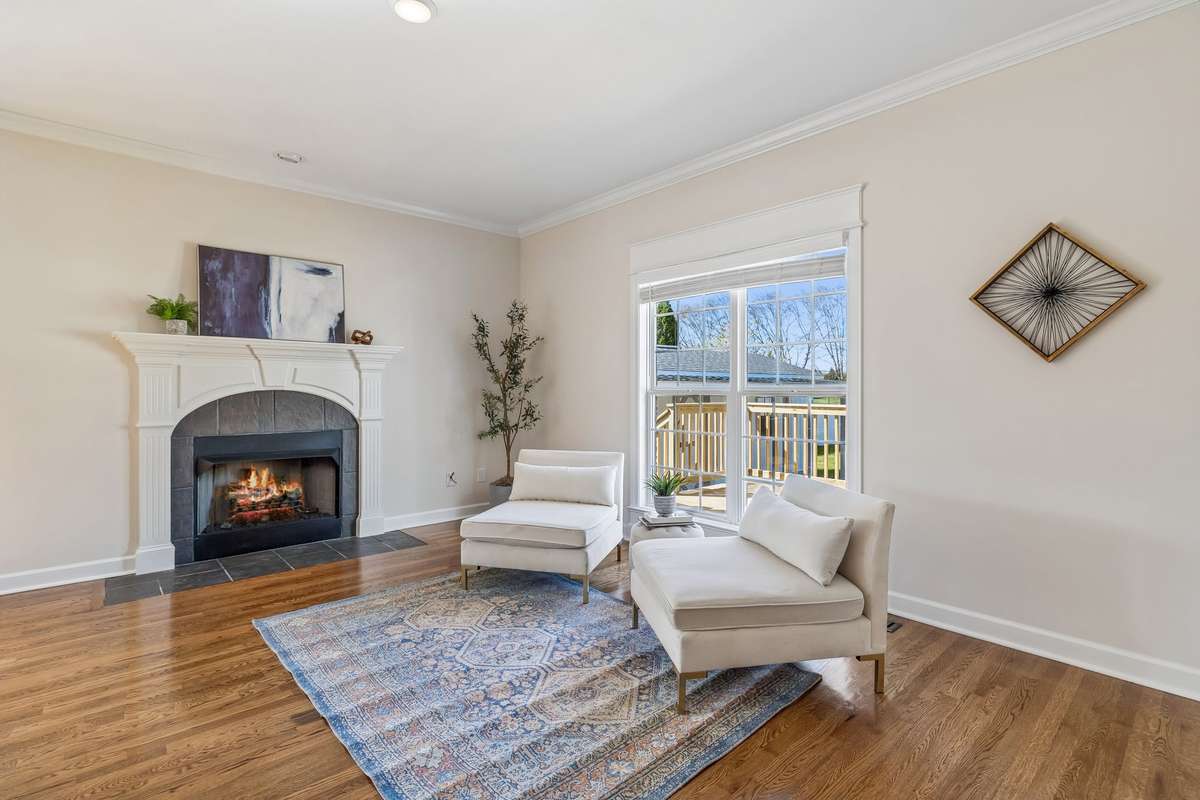 Large Open Kitchen with Sitting Area - One of if not the best room to gather and fellowship with friends and family.  This is a rare floor plan - ALL new Appliances, countertops, lighting and plumbing features