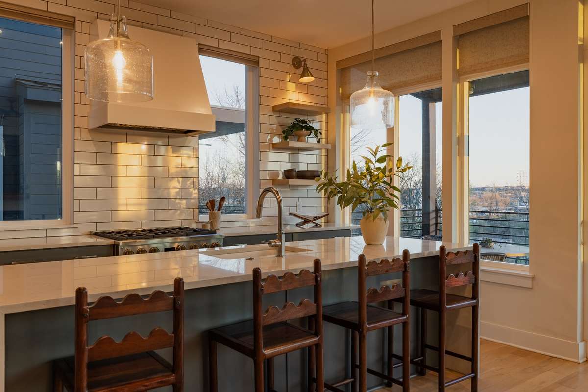 Simple, elegant finishes meet utility and luxury in design.