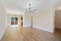 Note...doorway on right is a spacious storage closet and additional coat closet