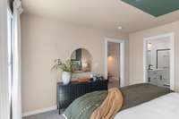 Photo of similar, staged model home.