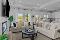 Representative photo of Columbus Model, not actual home. Features, colors, and finishes may vary from the actual home being built.