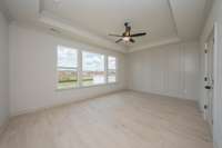 Beautiful picture window to enjoy that early morning sunrise