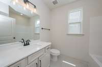 Guest bath next to bedroom 2