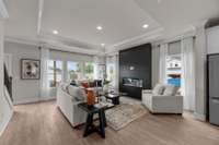 Representative photo of Harrison Model, not actual home. Features, colors, and finishes may vary from the actual home being built.