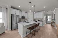 Representative photo of Harrison Model, not actual home. Features, colors, and finishes may vary from the actual home being built.