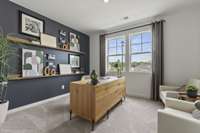 Library
(furnished model home photo) Pics may differ slightly from actual floorplan design and elevation.