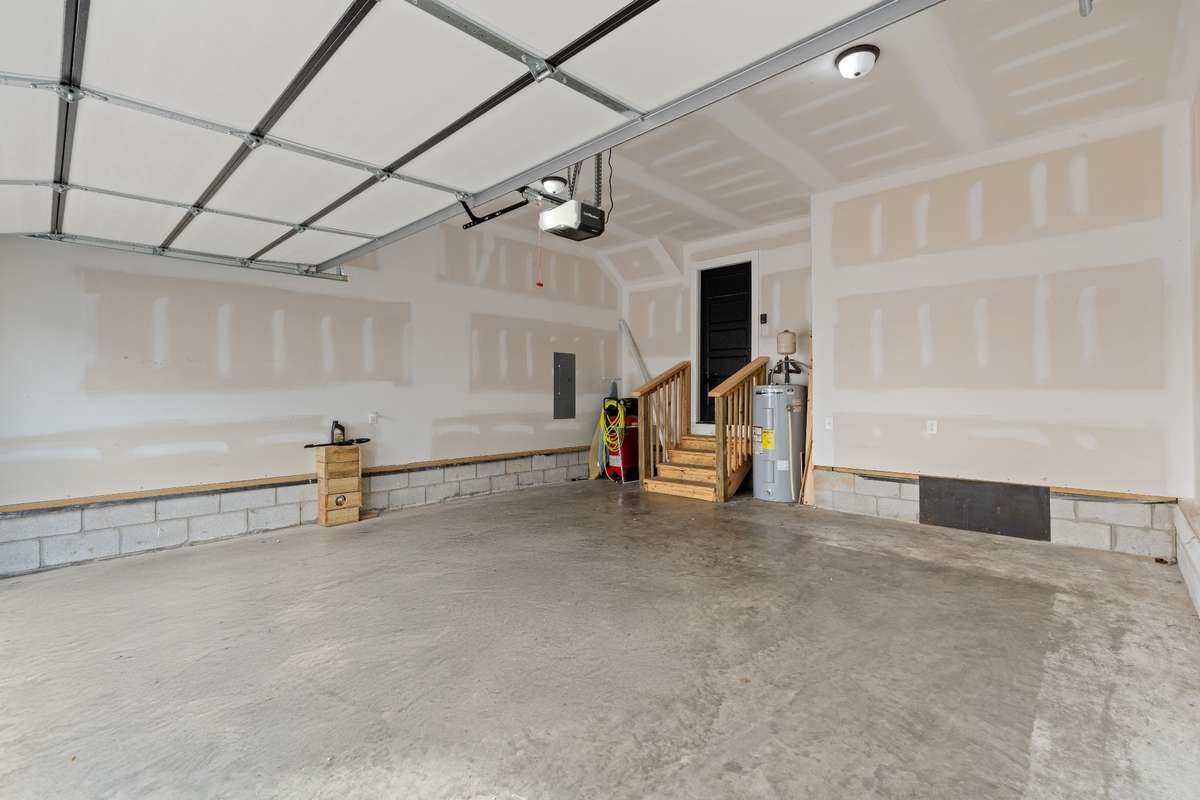 Large two car garage
