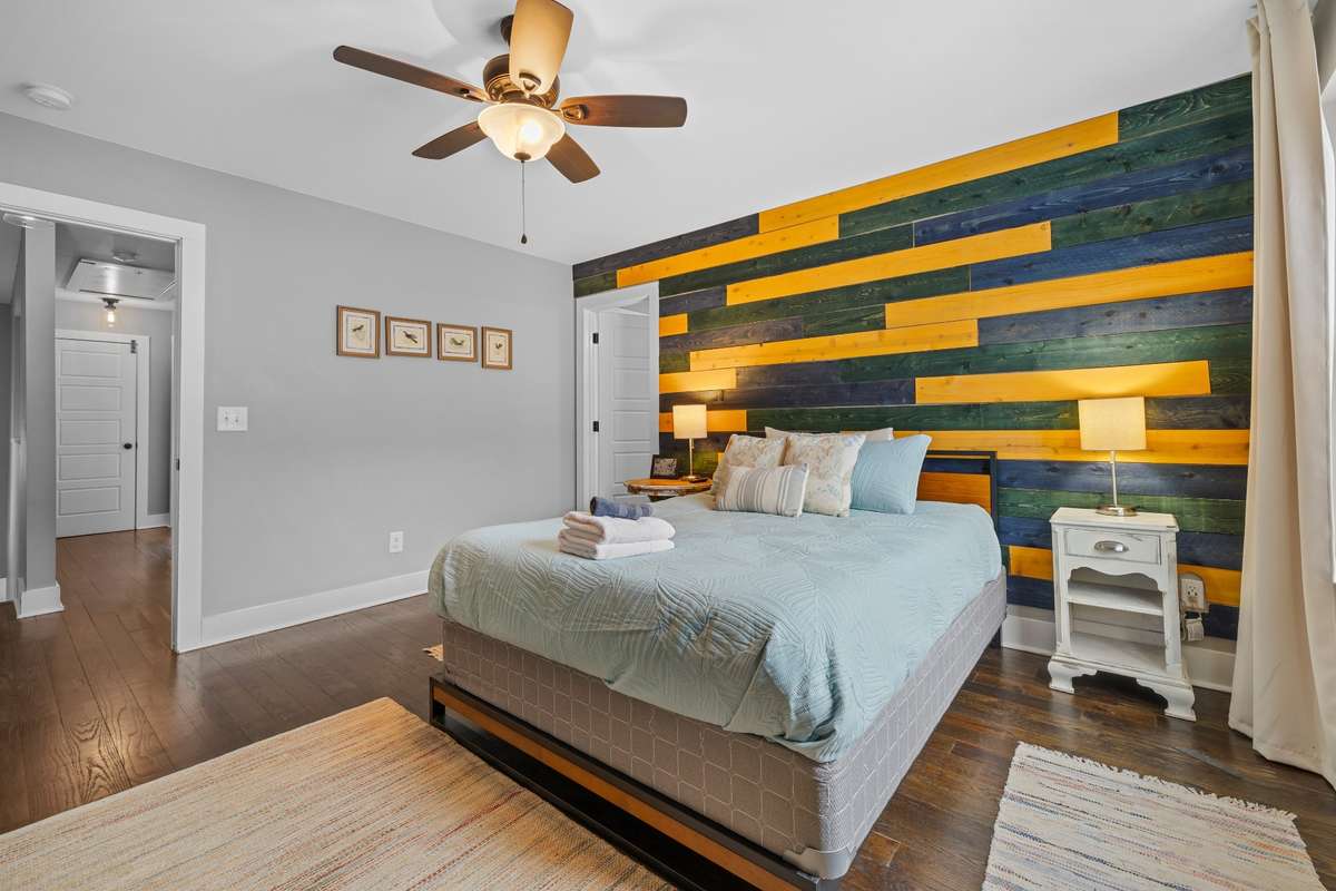 Large primary bedroom with ensuite bathroom