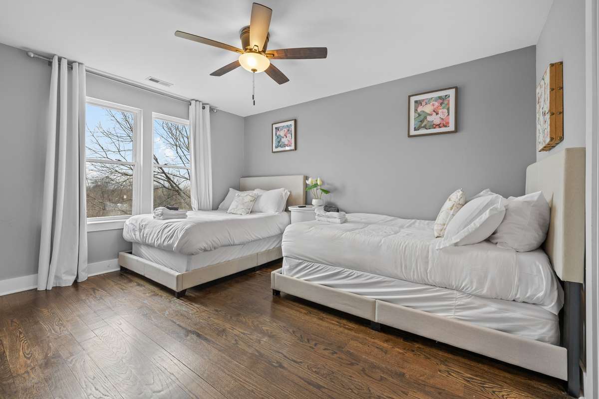 Guest bedroom #1 - large with enough room for two beds