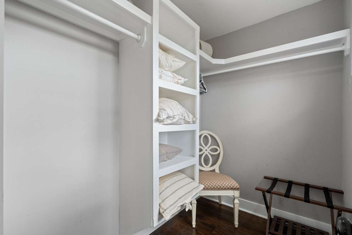 Another view of guest bedroom #1 closet