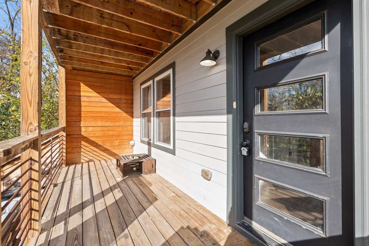 Covered front porch