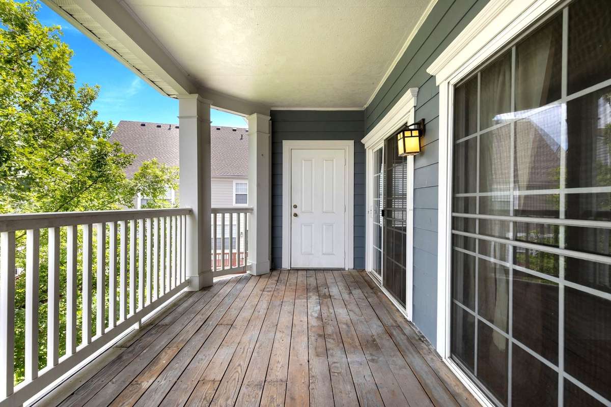 You'll find more storage located off the expansive private balcony.