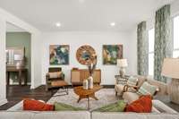 Picture of model home.  Colors and selections may vary