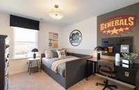 ***Photo is from a brand new Rosella Model home*** Bedroom 2 is located on the 2nd floor and measures 12' by 10'.