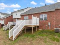 Private & Beautiful Back Deck.