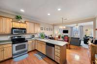 Open Yet Warm makes this a perfect place to entertain.