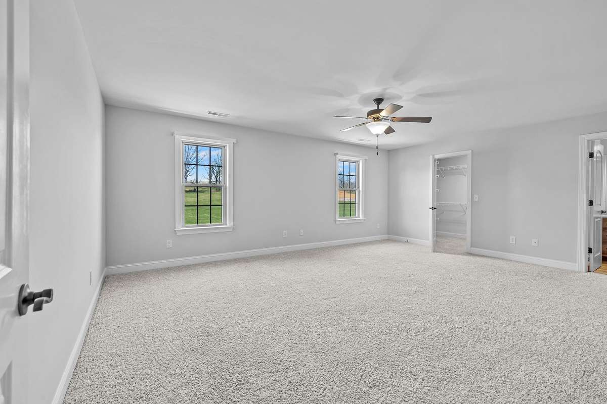 The generously sized room has extra storage closet, perfect for off season clothing, holiday decorations or luggage.