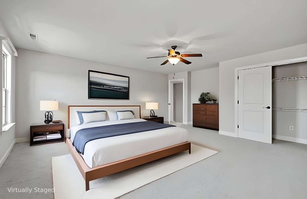 Virtually staged for 3-BR on 2nd floor.